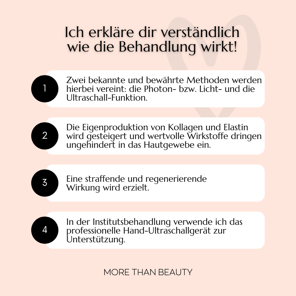 Hand-Ultraschallgerät CNC Ultrasonic Beauty Light, 3 MHz inkl. 3 Sondergrößen