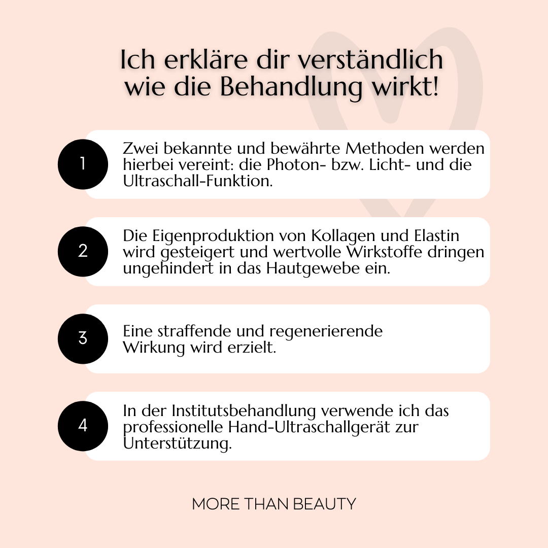 Hand-Ultraschallgerät CNC Ultrasonic Beauty Light, 3 MHz inkl. 3 Sondergrößen