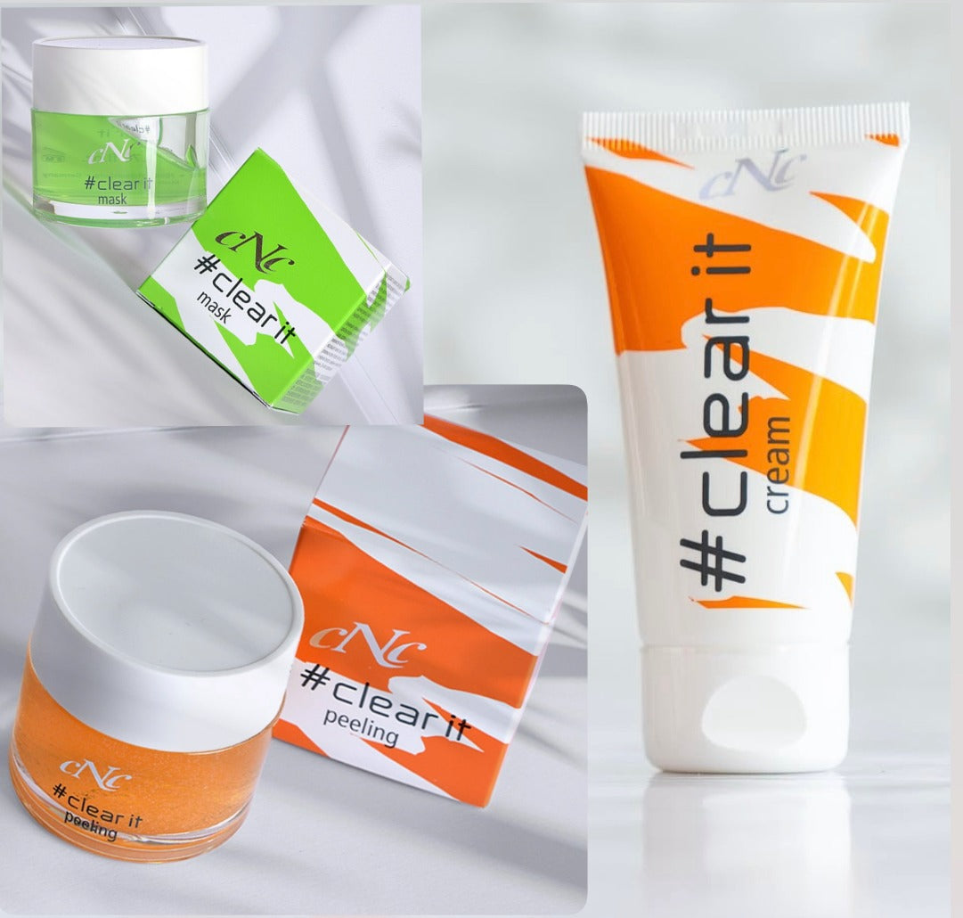 Clear it Set (Peeling, Maske, Cream)