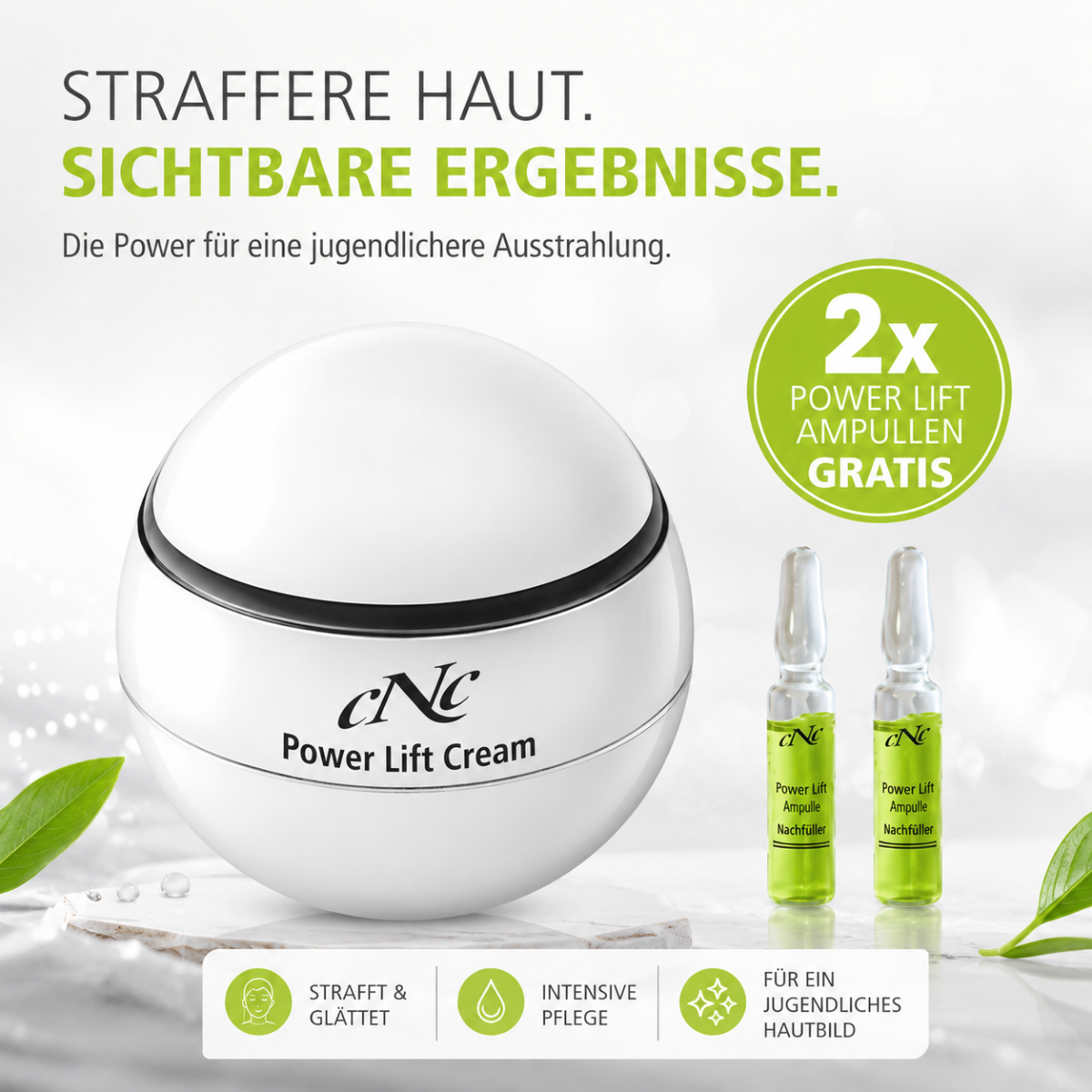 Power Lift Cream + 2 Power Lift Elixier Ampullen Gratis